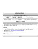 Planeación didáctica. Nos cuidamos en invierno