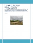 METODOLOGIA DE LEVANTAMIENTO TOPOGRAFICO