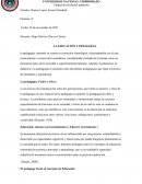 LA EDUCACIÓN Y PEDAGOGÍA