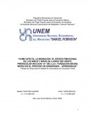 COMO AFECTA LA MIGRACION EL ESTADO EMOCIONAL DE LOS NIÑOS Y NIÑAS DE 5 AÑOS 3ER GRUPO PREESCOLAR SECCION “A” DEL C.E.I. FUNDACION NEGRA MATEA EN EL PROCESO DE ENSEÑANZA - APRENDIZAJE