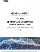 Informe de actualización de servicio en DI_DWH