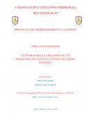 ESTUDIO PARA LA CREACION DE UN NEGOCIO-CASUAL EN LA CIUDAD DE LIMON INDANZA