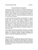 Escuela del determinismo geográfico