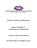 LA IMPORTANCIA DE LA ADMINISTRACIÓN