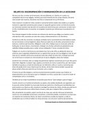 RELATO DE DISCRIMINACIÓN O MARGINACIÓN EN LA SOCIEDAD