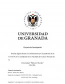 Brecha digital durante el confinamiento por la pandemia de la Covid-19 en los estudiantes de la Facultad de “Ciencias Sociales” de la Universidad “Pablo de Olavide” (Sevilla).