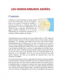LOS HIDROCARBUROS AZERÍES. Página 1