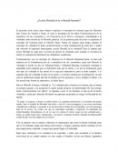 ¿Existe libertad en la voluntad humana?