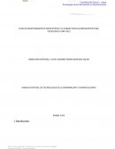 PLAN DE MANTENIMIENTOS PREVENTIVOS Y/O CORRECTIVOS DE INFRAESTRUCTURA TECNOLÓGICA AÑO 2022