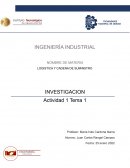 LOGISTICA Y CADENA DE SUMINSTRO