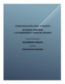 DETERMINACIÓN DE LOS TIPOS DE COMUNICACIÓN: TIPOS DE COMUNICACIÓN IDENTIFICADOS