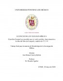 Ezequiel "el sacerdote que se vuelve profeta"