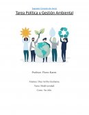 Tarea Política y Gestión Ambiental. Biodiversidad