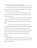 Criterios de análisis lingüístico. Concepto de construcción gramatical