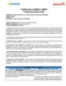 Acerca de los niños y niñas, observación al desarrollo infantil