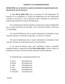 EJERCICIO # 1 DE PLANEACIÓN DE RRHH