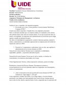 Principios del Management y su Entorno