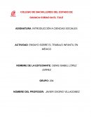 Trabajo infantil y sus implicaciones sociales