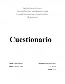 Educación Física cuestionario