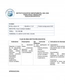 PLAN DE ÁREA INSTITUCIÓN EDUCATIVA