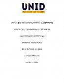 ANALISIS DEL CONSUMIDOR Y DEL PRODUCTO