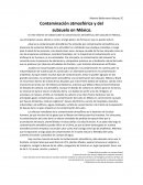 Contaminación atmosférica y del subsuelo en México