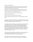 Origenes administracion