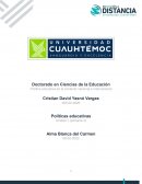 Política educativa en el contexto nacional e internacional