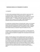 Pensamiento general filosofico