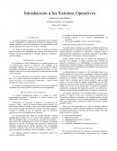 Introducción a los Sistemas Operativos