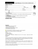 Ejemplo de Fundamentos de Gestión empresarial