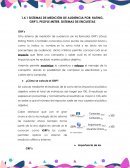 SISTEMAS DE MEDICIÓN DE AUDIENCIA POR: RATING, GRP’S, PEOPLE METER, SISTEMAS DE ENCUESTAS GRP’s