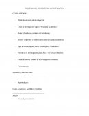 MODELO DE PROYESTO DE INVESTIGACION
