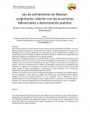 Ley de enfriamiento de Newton: surgimiento, relación con las ecuaciones diferenciales y demostración práctica