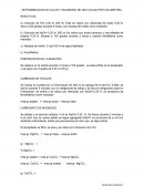 DETERMINACION DE CALCIO Y MAGNESIO DE UNA CALIZA PÓR VOLUMETRIA