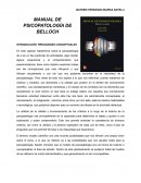 MANUAL DE PSICOPATOLOGÍA DE BELLOCH