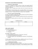 Secuencia de un cuento tradicional: Caperucita Roja