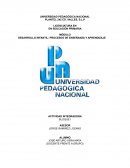DESARROLLO INFANTIL: PROCESOS DE ENSEÑANZA Y APRENDIZAJE