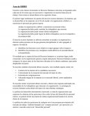 Area de RRHH rol del administrador de recursos humanos
