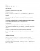 Calado del canal en Puerto Chiapas