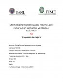 PROPUESTA DE MEJORA QUE INCLUJA LAS 4 FASES DEL PROCESO ADMINISTRATIVO