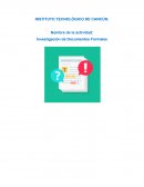 Investigación de Documentos Formales