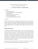 Objetivos del Proyecto y las Restricciones