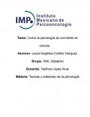 Como la psicología se convierte en ciencia