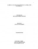 LA DROGA Y SUS EFECTOS DAÑINOS EN LA POBLACIÓN COLOMBIANA