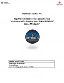 Implementación de operaciones sin desperdicio casino metrópolis