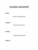 Iniciación al Trabajo Docente