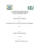 LA INTERACION ENTRE LAS ETAPAS DEL PROCESO DE ENFERMERIA
