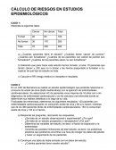 CÁLCULO DE RIESGOS EN ESTUDIOS EPIDEMIOLÓGICOS