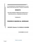 LAS TRASCENDENTALES TRANSFORMACIONES QUE LA ACTUAL CRISIS GLOBAL IMPLICARA PARA EL FUTURO DE LOS NEGOCIOS